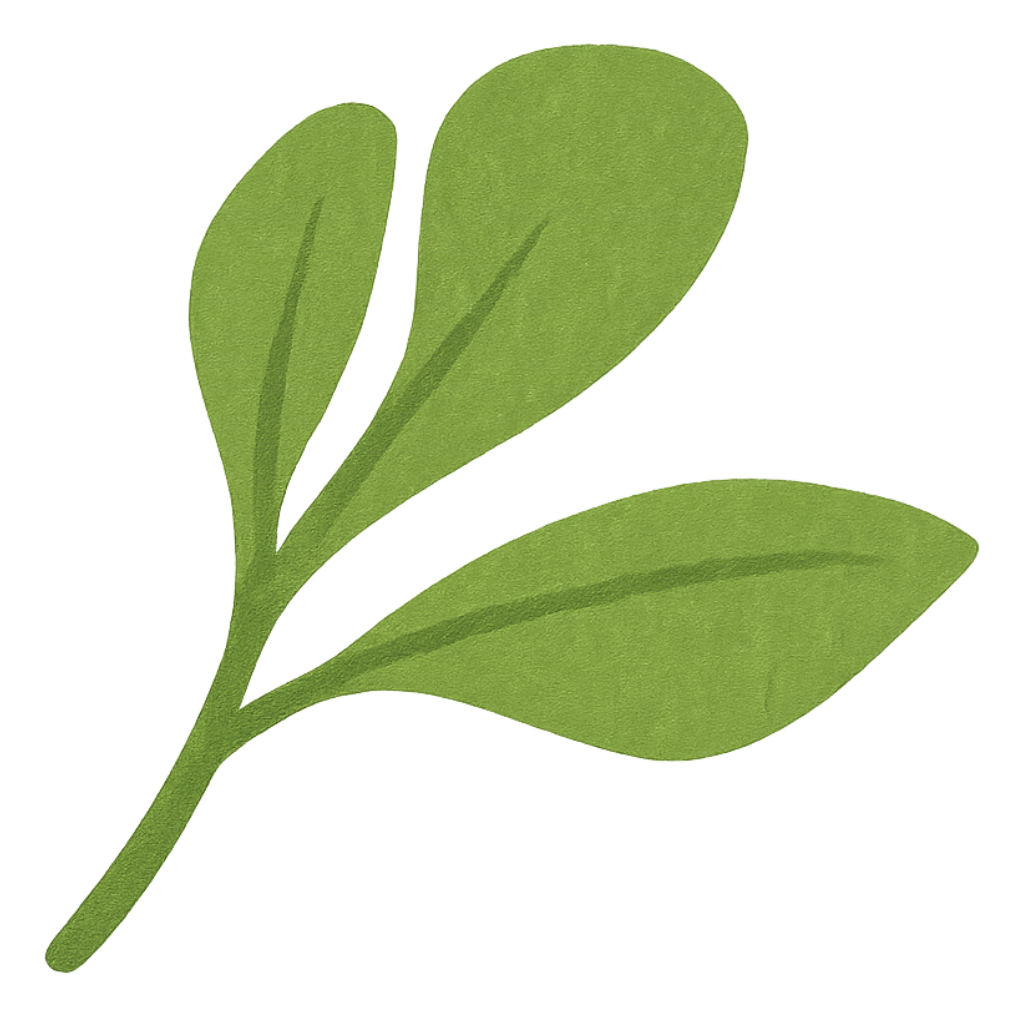 Compartilhe sua história Ilustração de um ramo representando crescimento e conexão espiritual